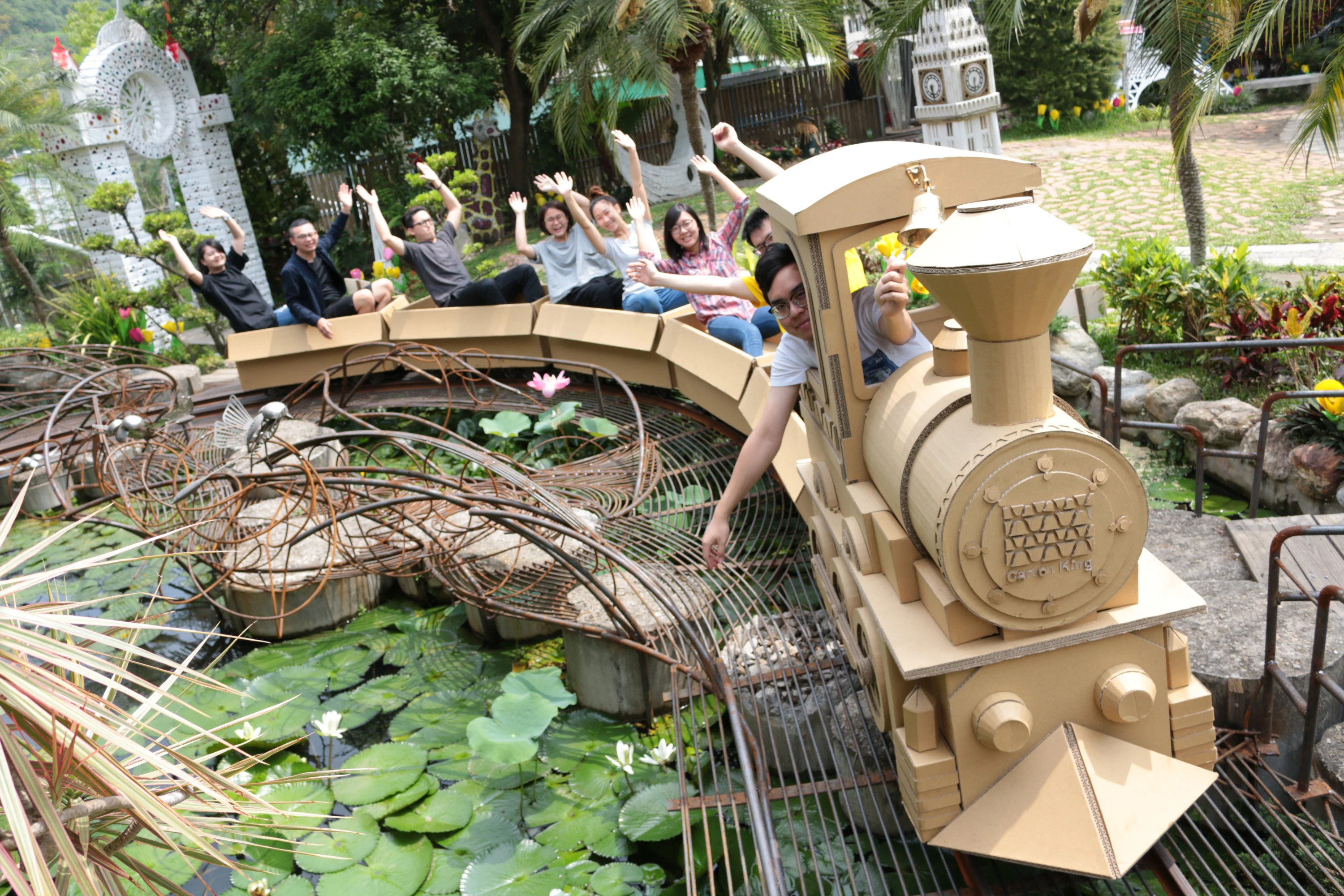 Carton King Creative Park Taichung: Admission Ticket + Garden Train Ride Voucher