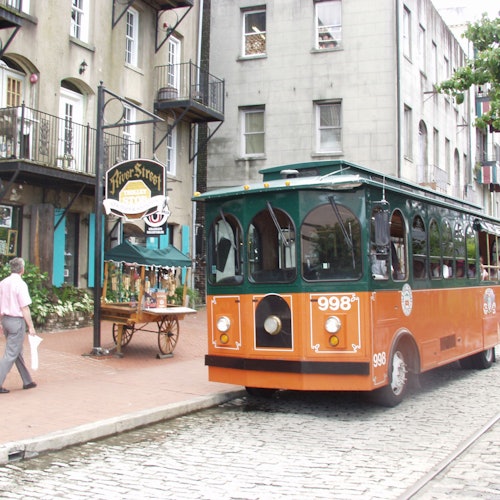 Old Town Trolley en Savannah
