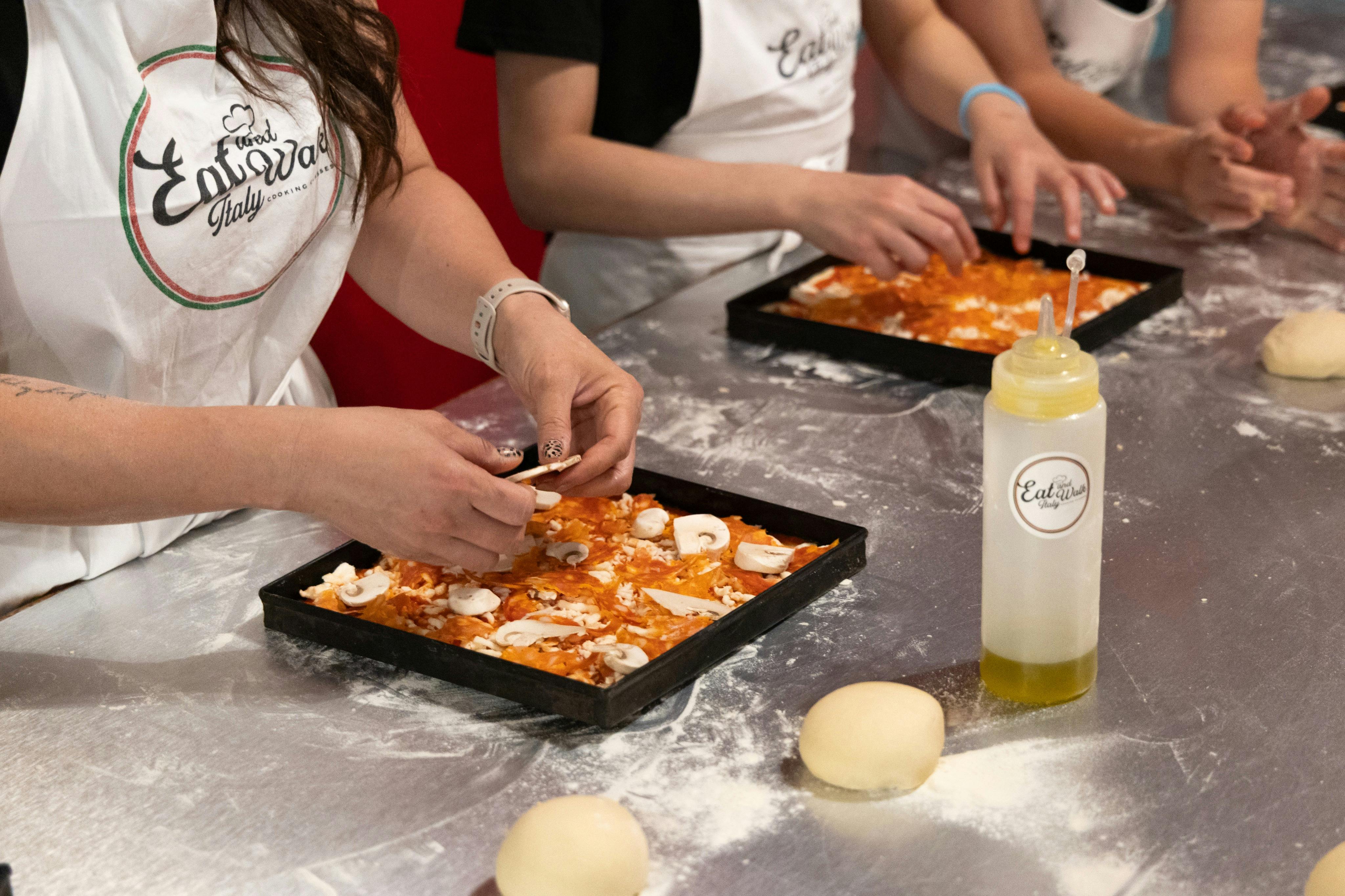 Eat And Walk Italy Cooking Class Pizza and Tiramisu