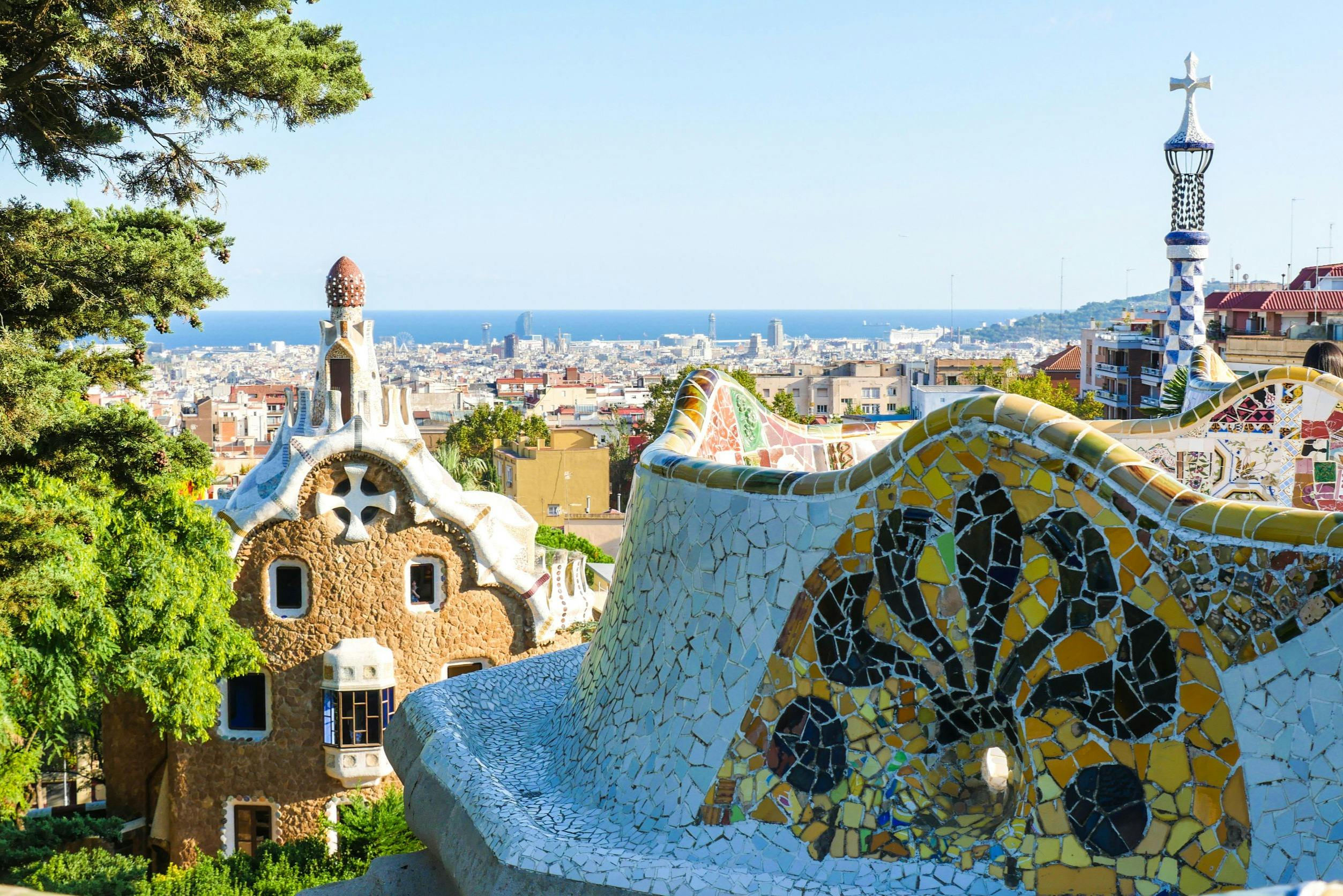 Park Güell views of the city