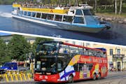 Tour in autobus Hop On-Hop Off di Helsinki e splendida crociera sui canali
