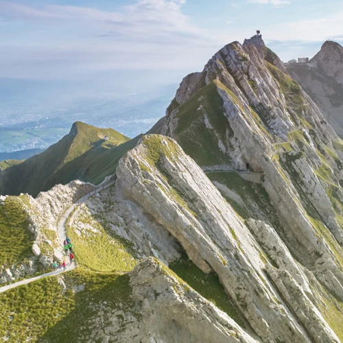 Mt. Pilatus: Self-Guided Tour by Cable Car + Aerial Cableway from/to Kriens