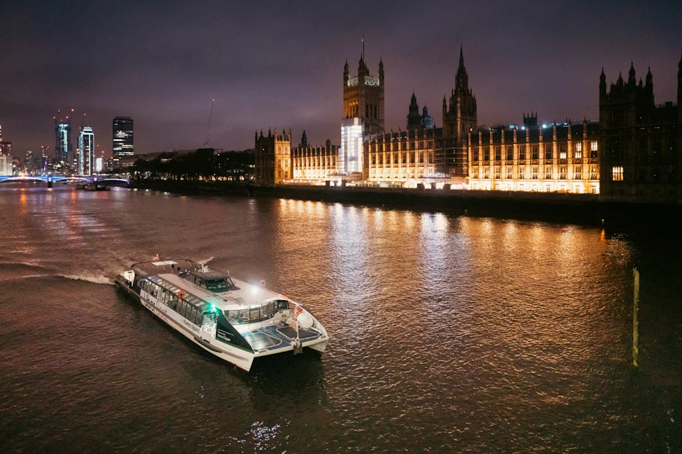 Illuminated Houses of Parliament