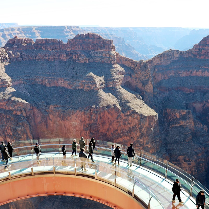 Grand Canyon Skywalk + Helicopter + Boat from Las Vegas
