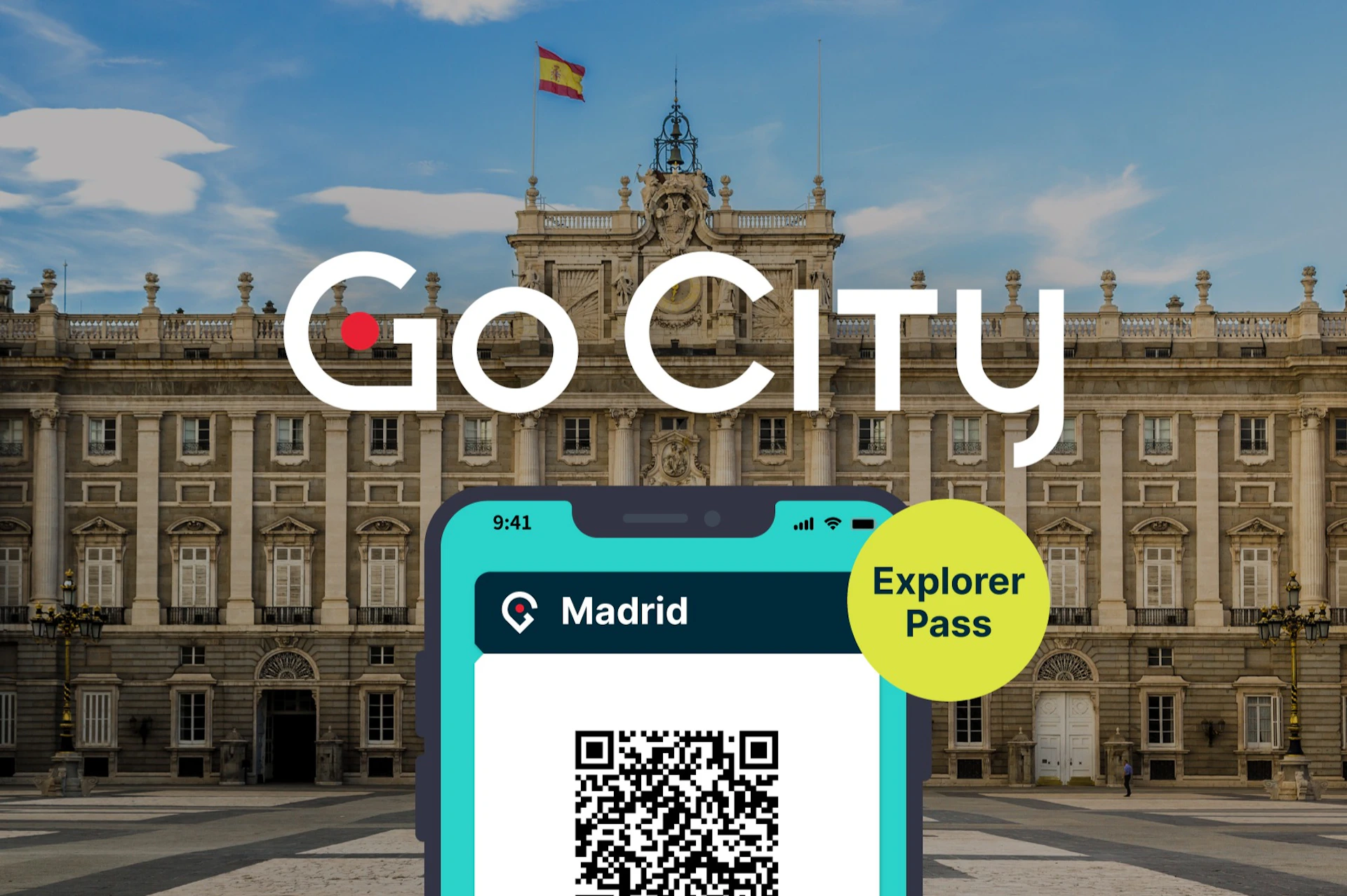 Go City Madrid Explorer Pass displaying on a smartphone