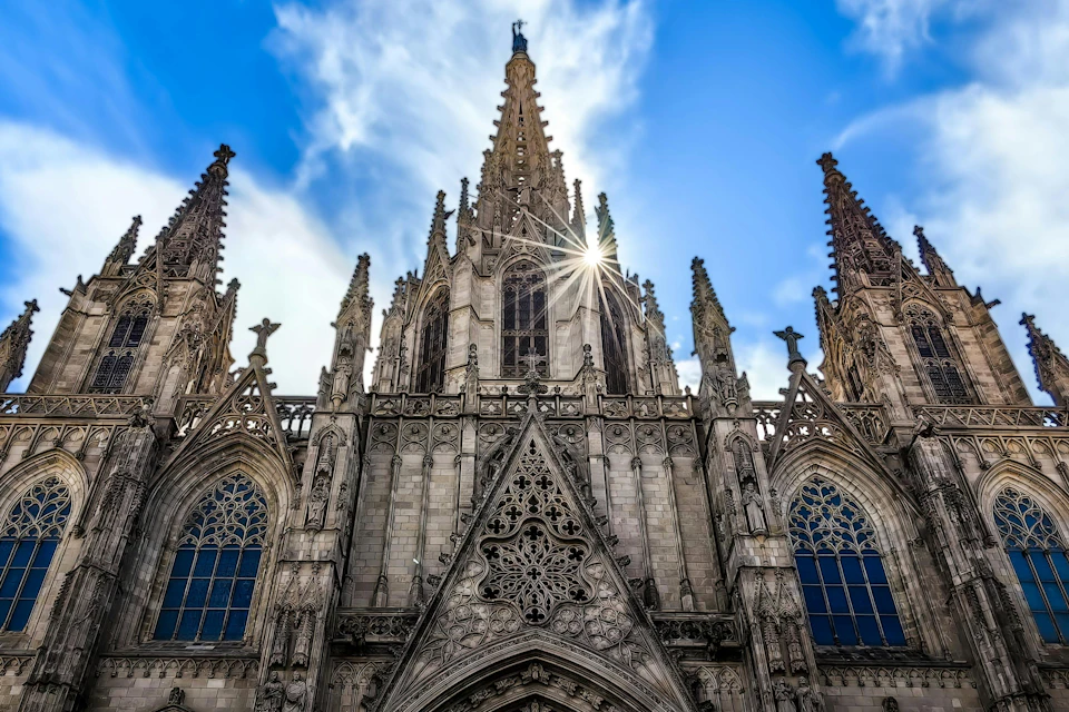 Facade Barcelona Cathedral