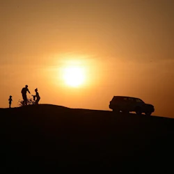 Dubai: Sunset Desert Safari, Dune Bashing & Sandboarding + BBQ Dinner 2