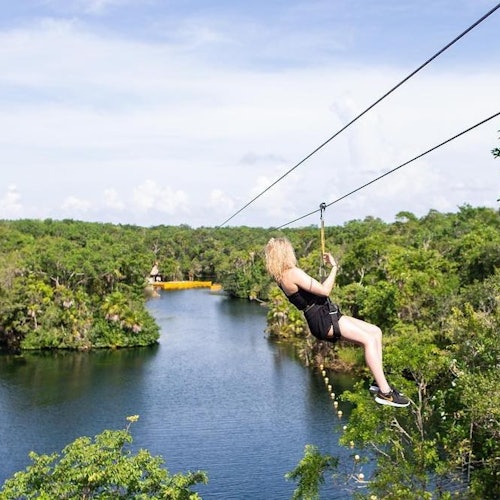 Tulum: Mayan Ruins, Cenote, Snorkeling & Jungle Adventure Tour + Lunch
