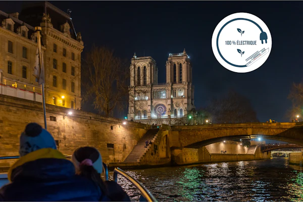 Seine River: Evening Cruise with Music Onboard by Vedettes de Paris