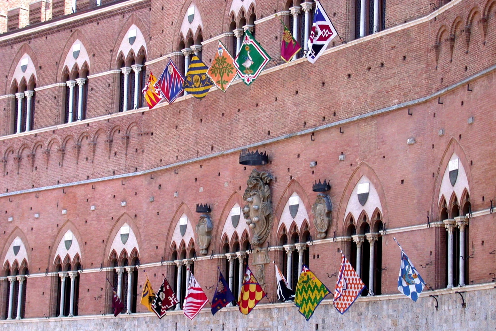 Facade of the Palazzo Pubblico of Siena