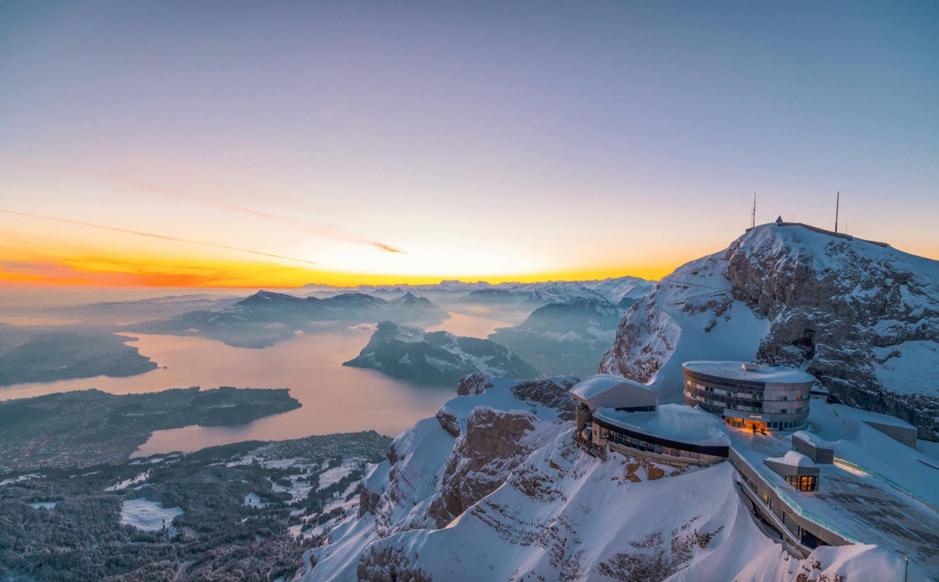 view from Pilatus Kulm 