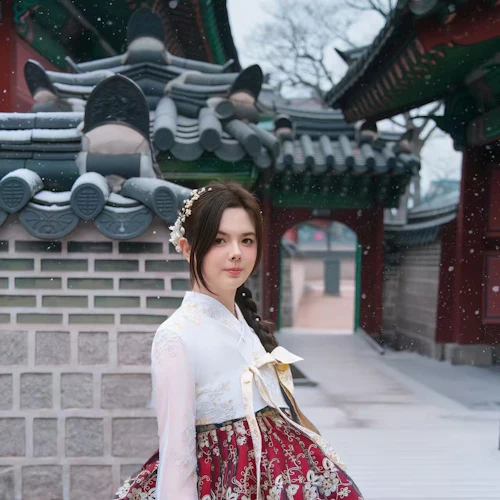 Gyeongbokgung Palace, Bukchon Hanok Village & Changdeokgung Palace: Premium Hanbok Set + Korean Hairstyle - Photo 22