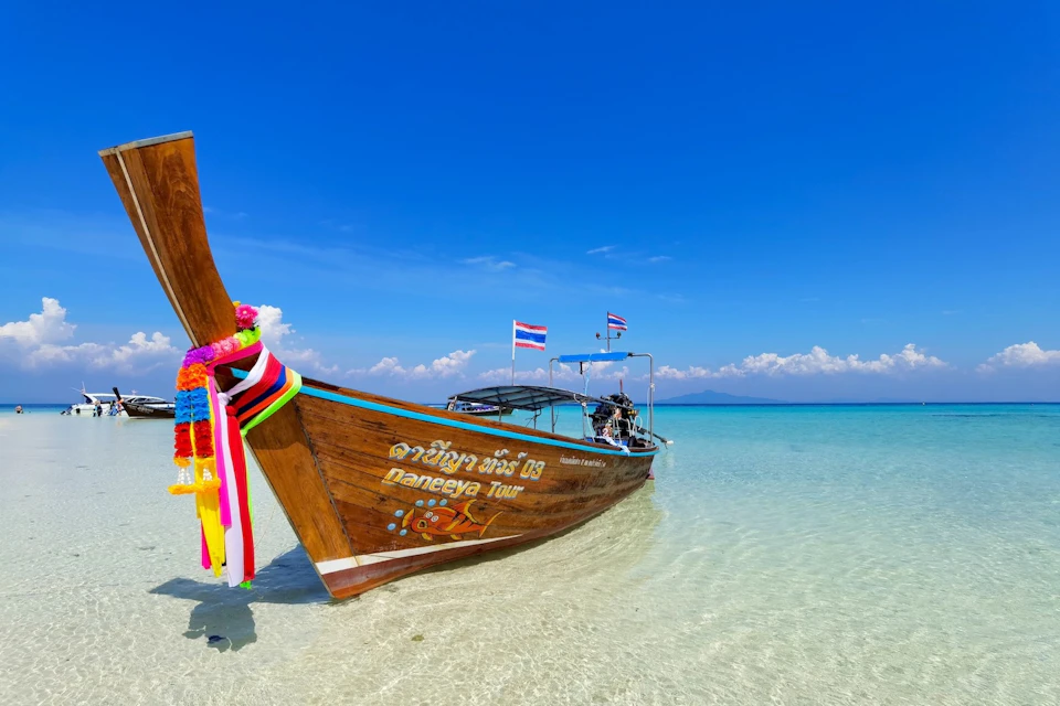 One of our beautiful private longtail boats