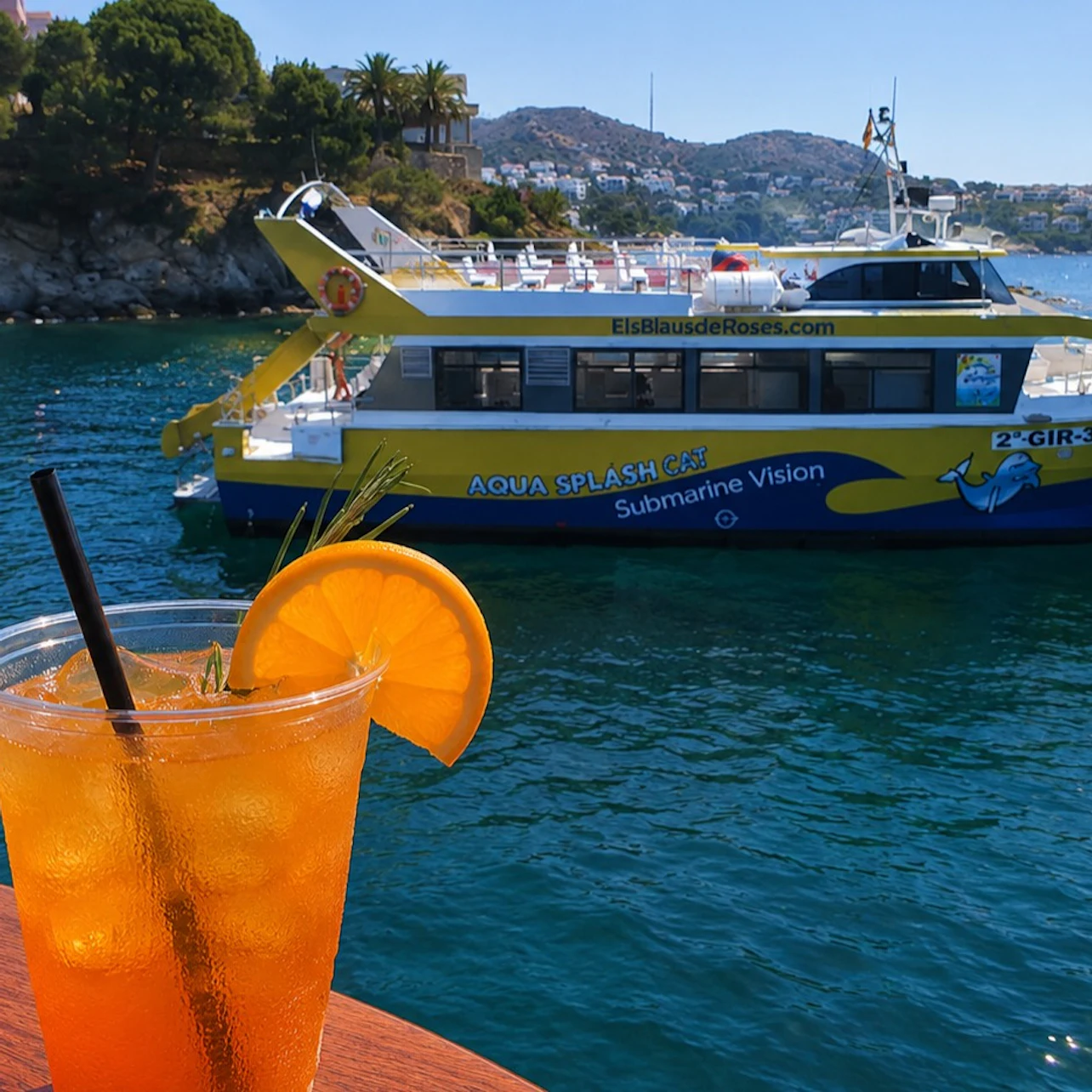 Costa Brava: Sunset Catamaran Cruise from Roses + Cocktail + Swim Stop