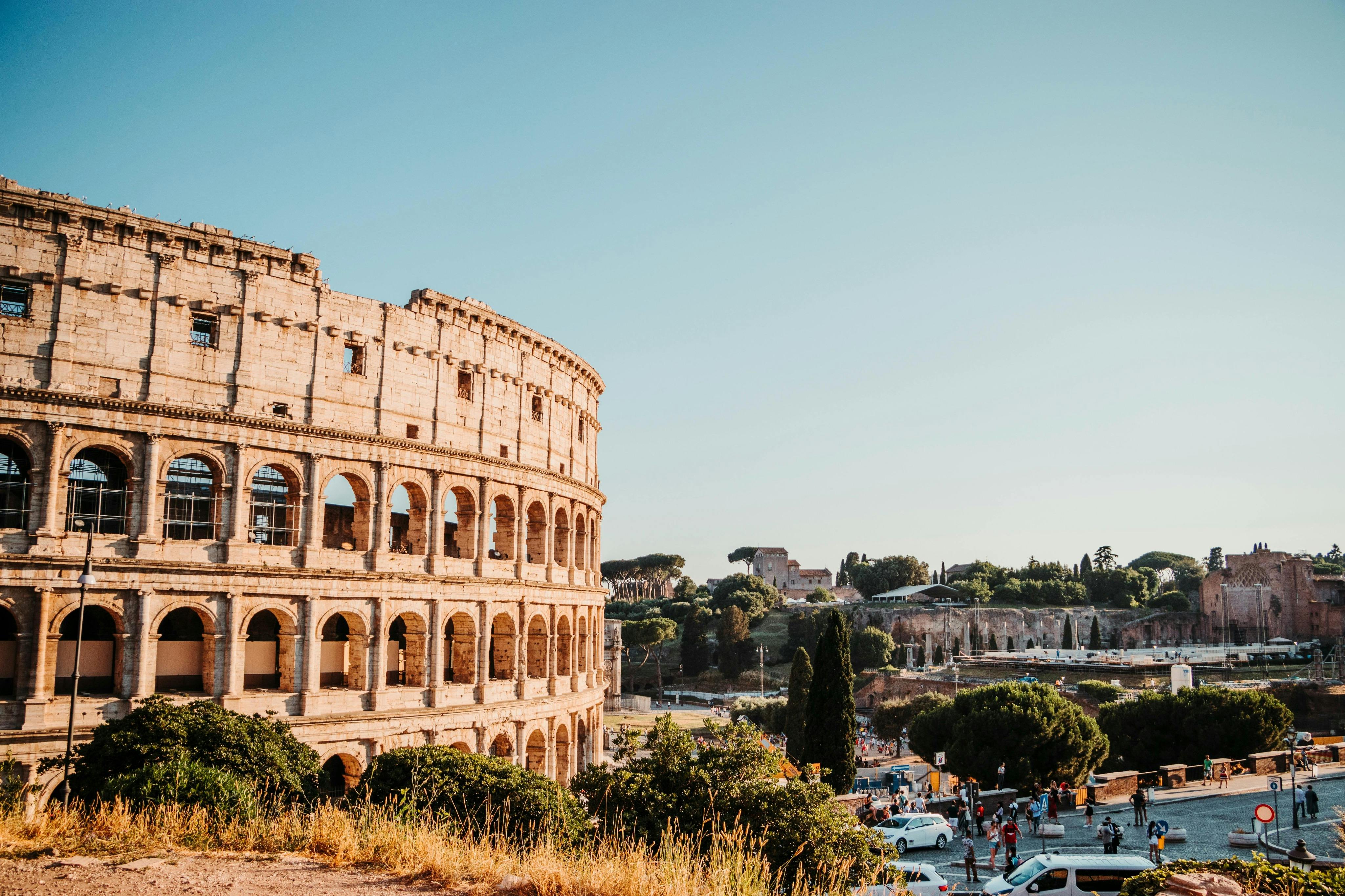 Facade of the Colosseum
