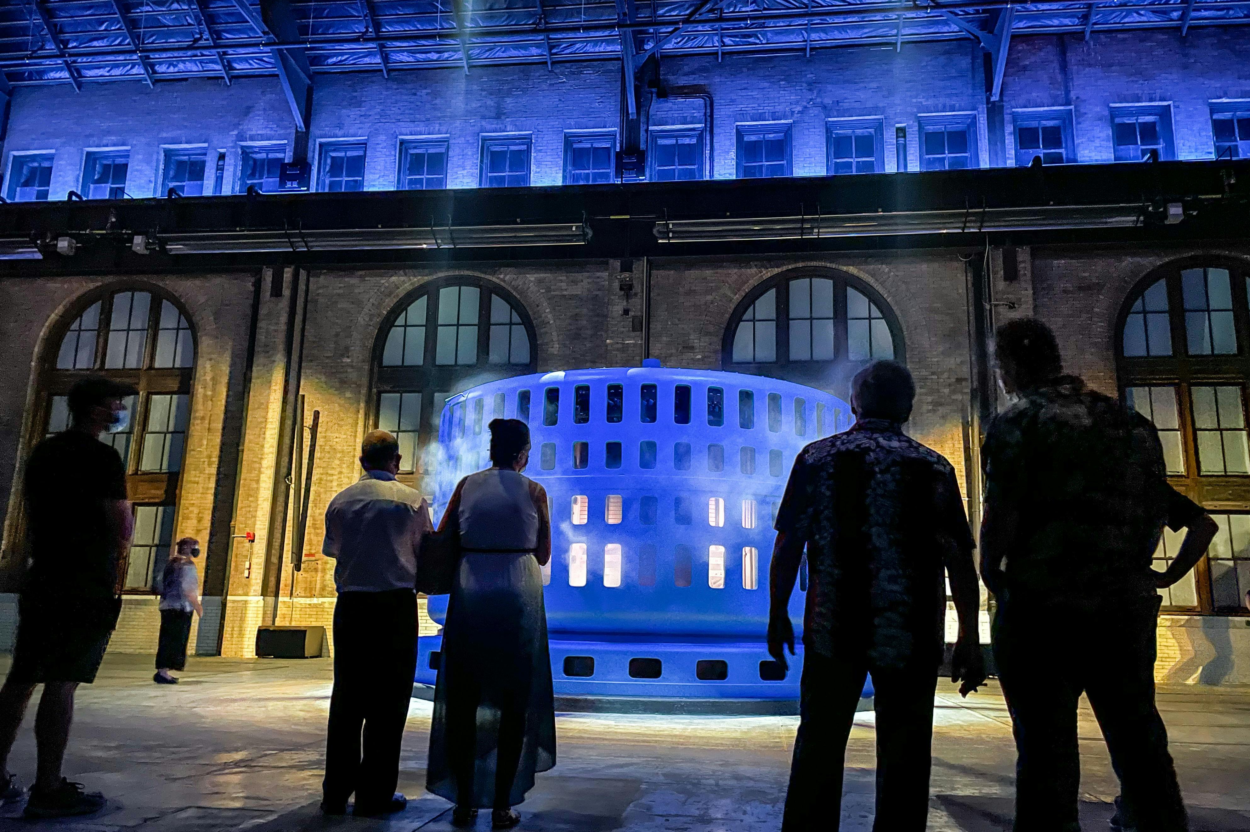 Espectacle nocturn Corrents: "El poder del Niàgara transformat"