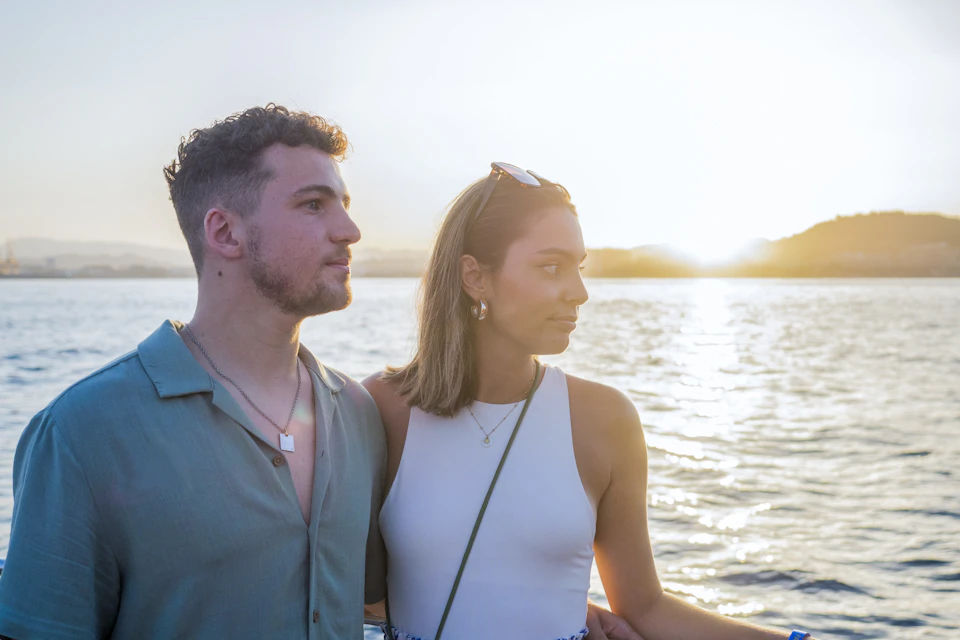 couple at sunset