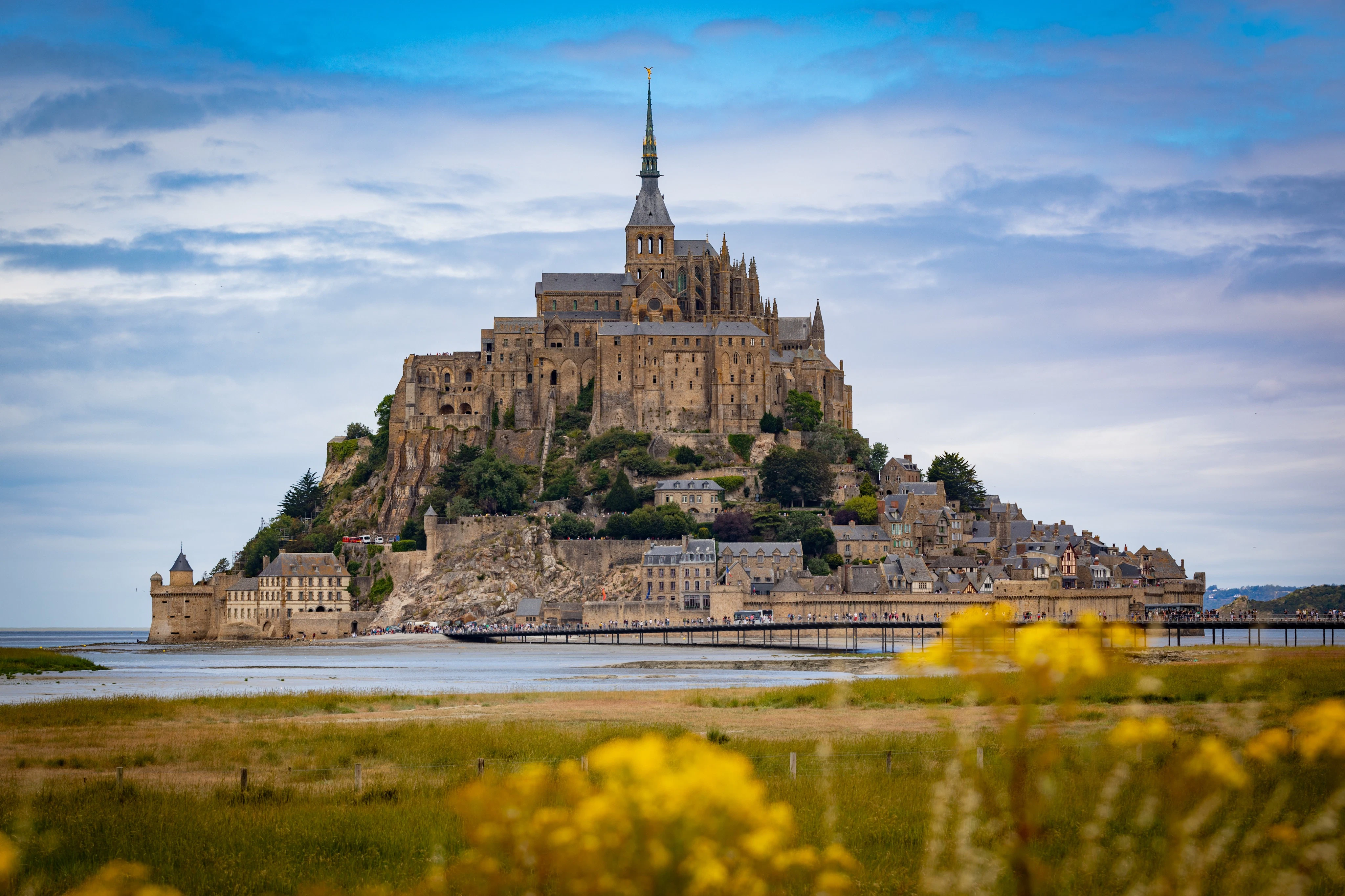 Mont-Saint-Michel & Abbaye : Visite guidée d'une journée depuis Bayeux