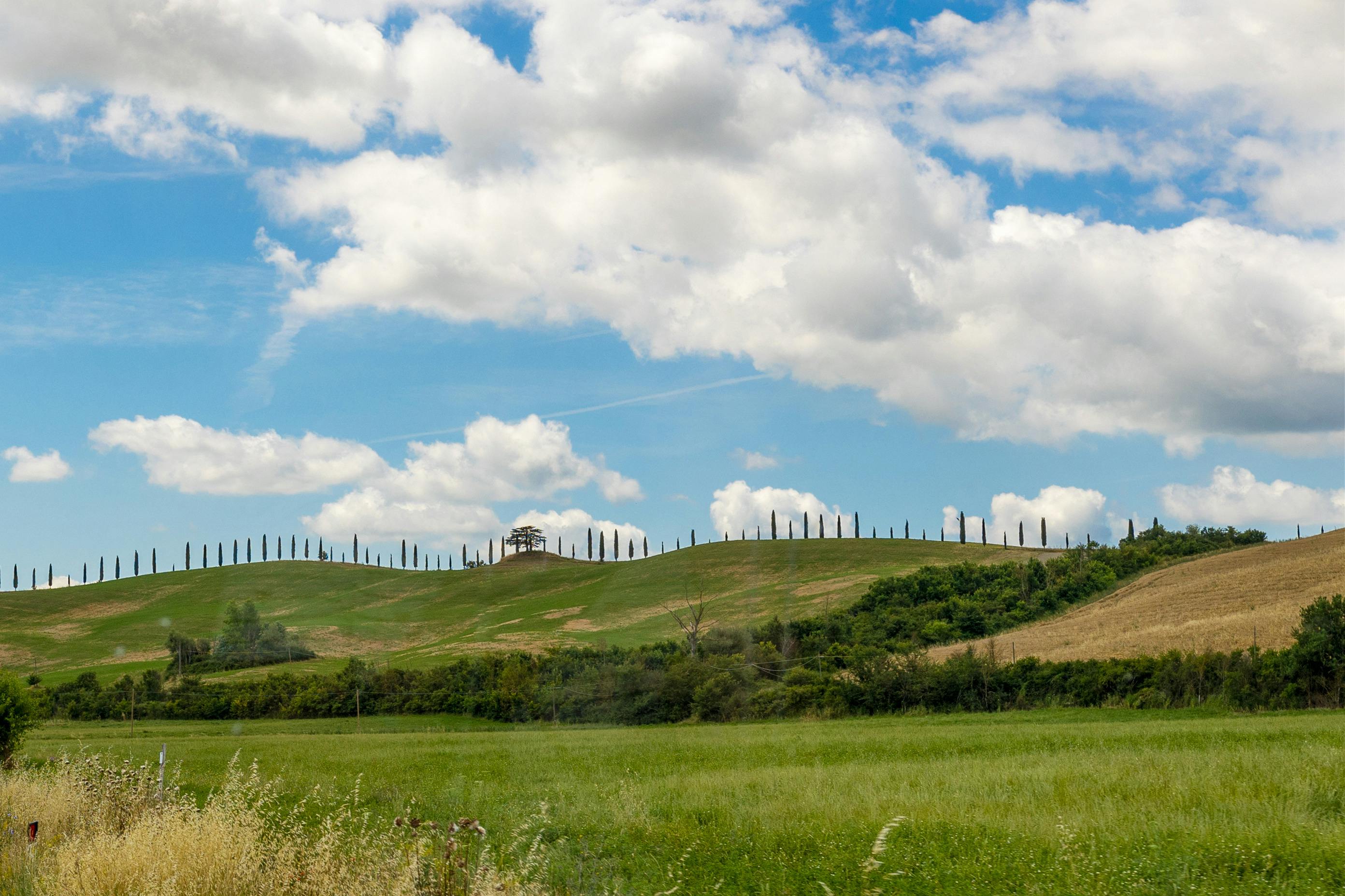 Monteriggioni and Val d'Orcia.