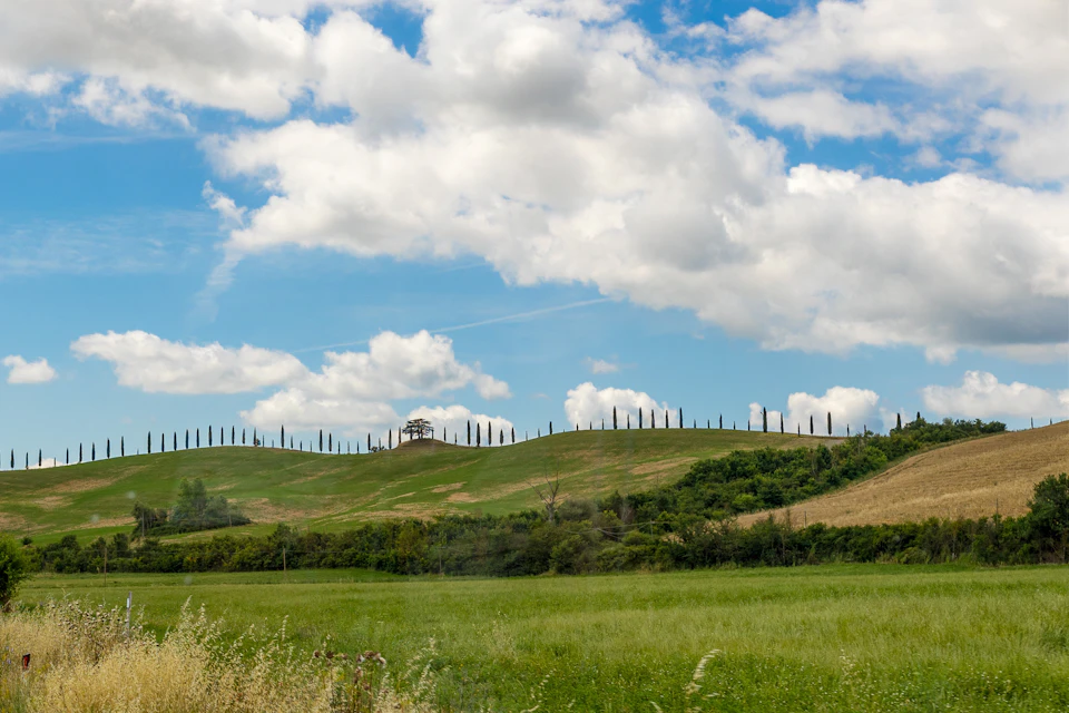 Monteriggioni and Val d'Orcia.
