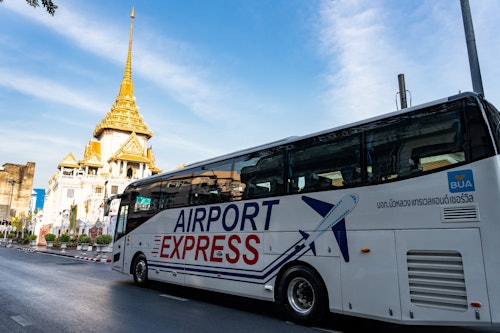 バンコクバンコクからスワンナプーム国際空港（BKK）へのバス移動(即日発券)