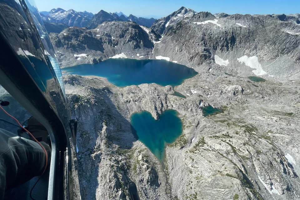 Stunning Alpine Lakes in BC's backcountry. Population: 0