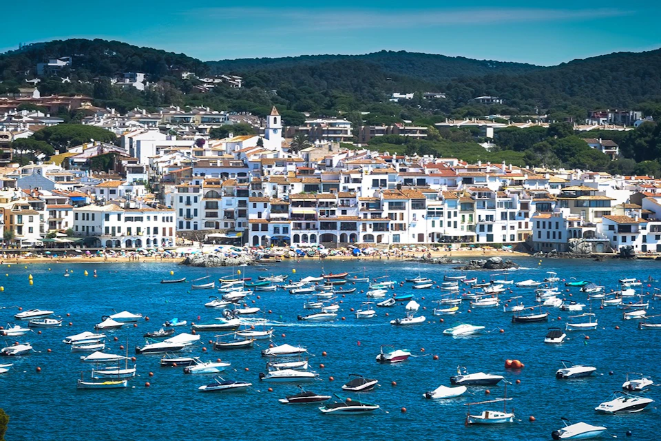 There are many traditional restaurants lining the beach in Calella on our Girona and Costa Brava Tour.
