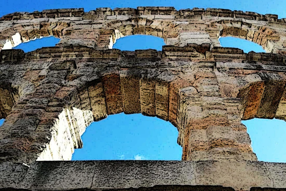 from outside