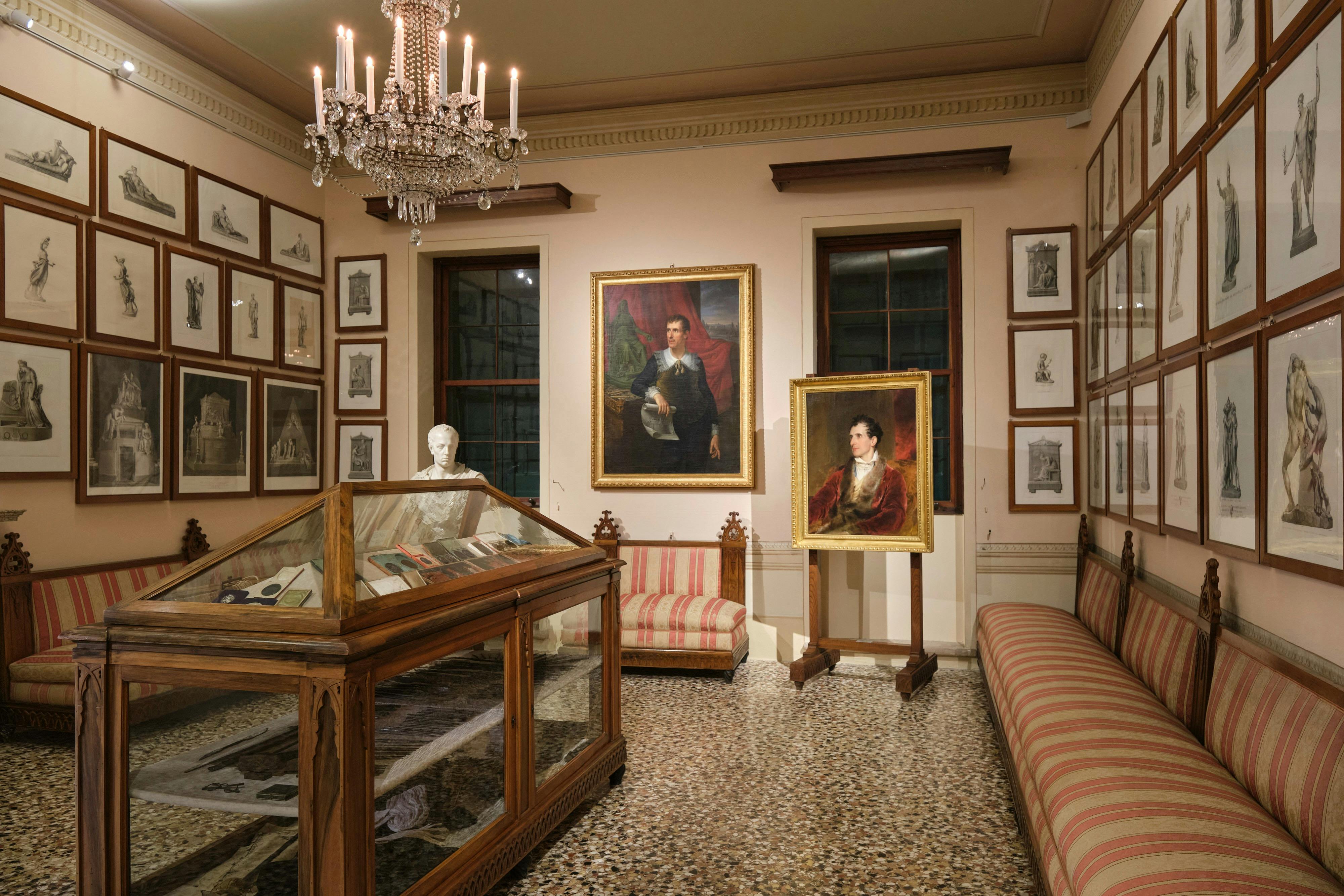 艺术家出生地波萨尼亚诺的卡诺瓦博物馆（内部细节）