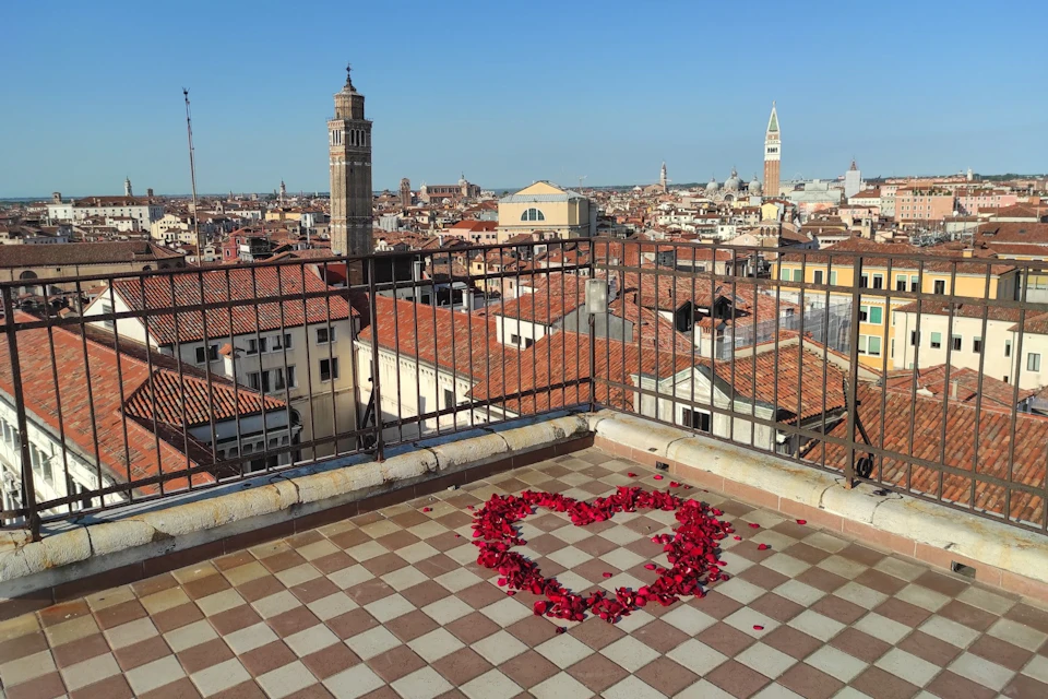 Palazzo Pisani Terrace and Saint Mark