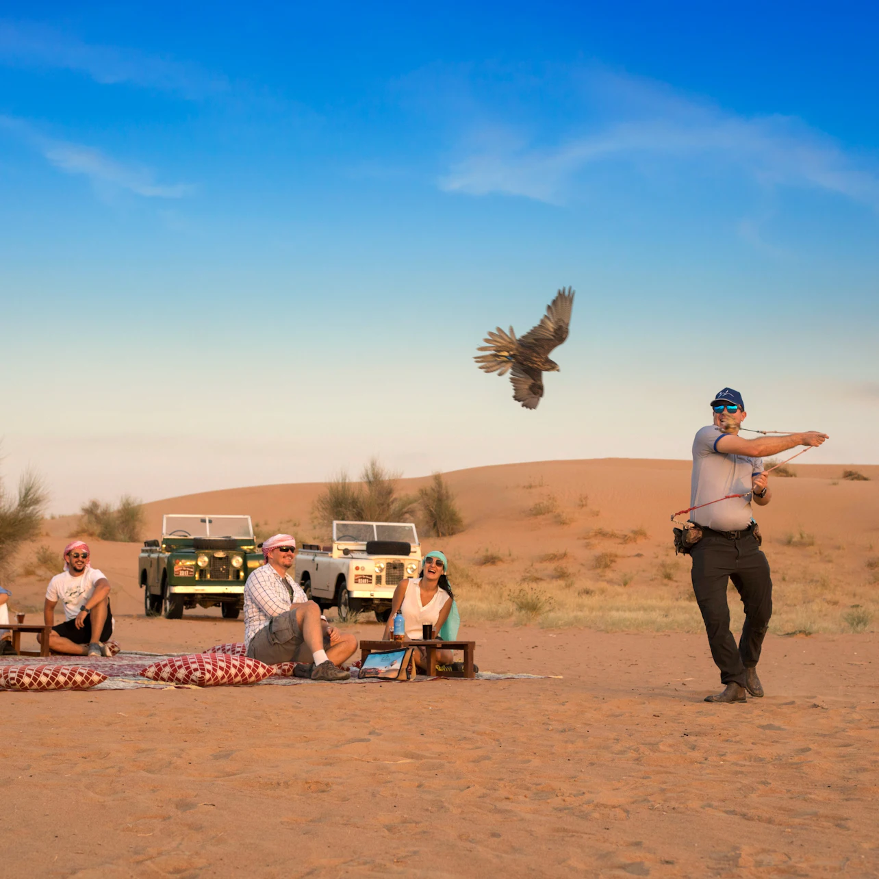 Dubai: Heritage Desert Safari in Vintage Land Rover + Transfers + Dinner 4
