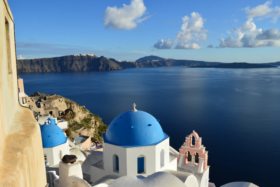 Oia Blue Domes