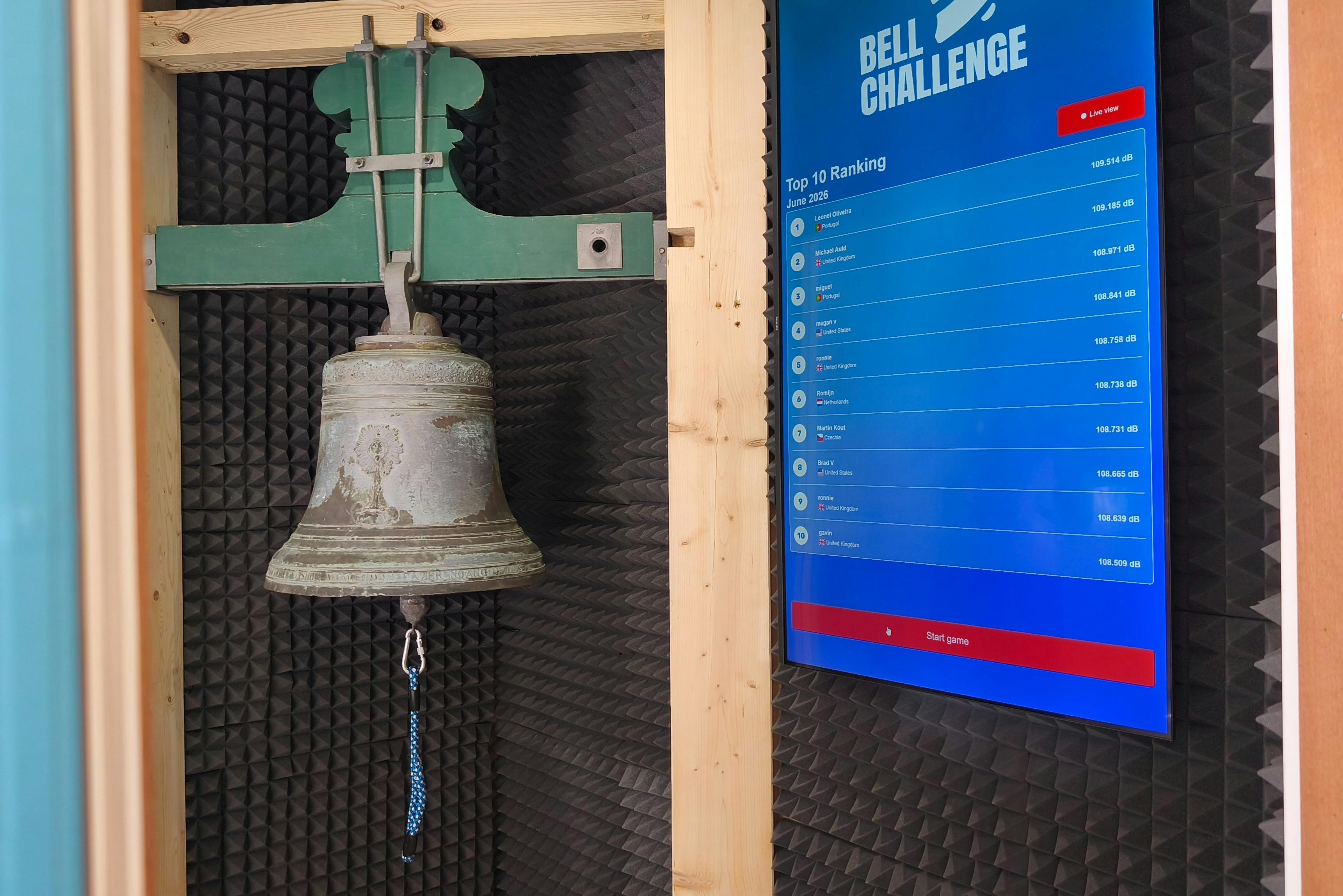 Tower of St. George's Castle Church: Bell Challenge + 1 Drink