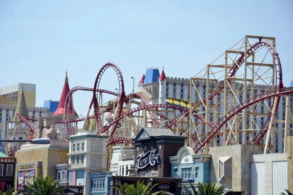 The Big Apple Roller Coaster at New York New York Resort & Casino