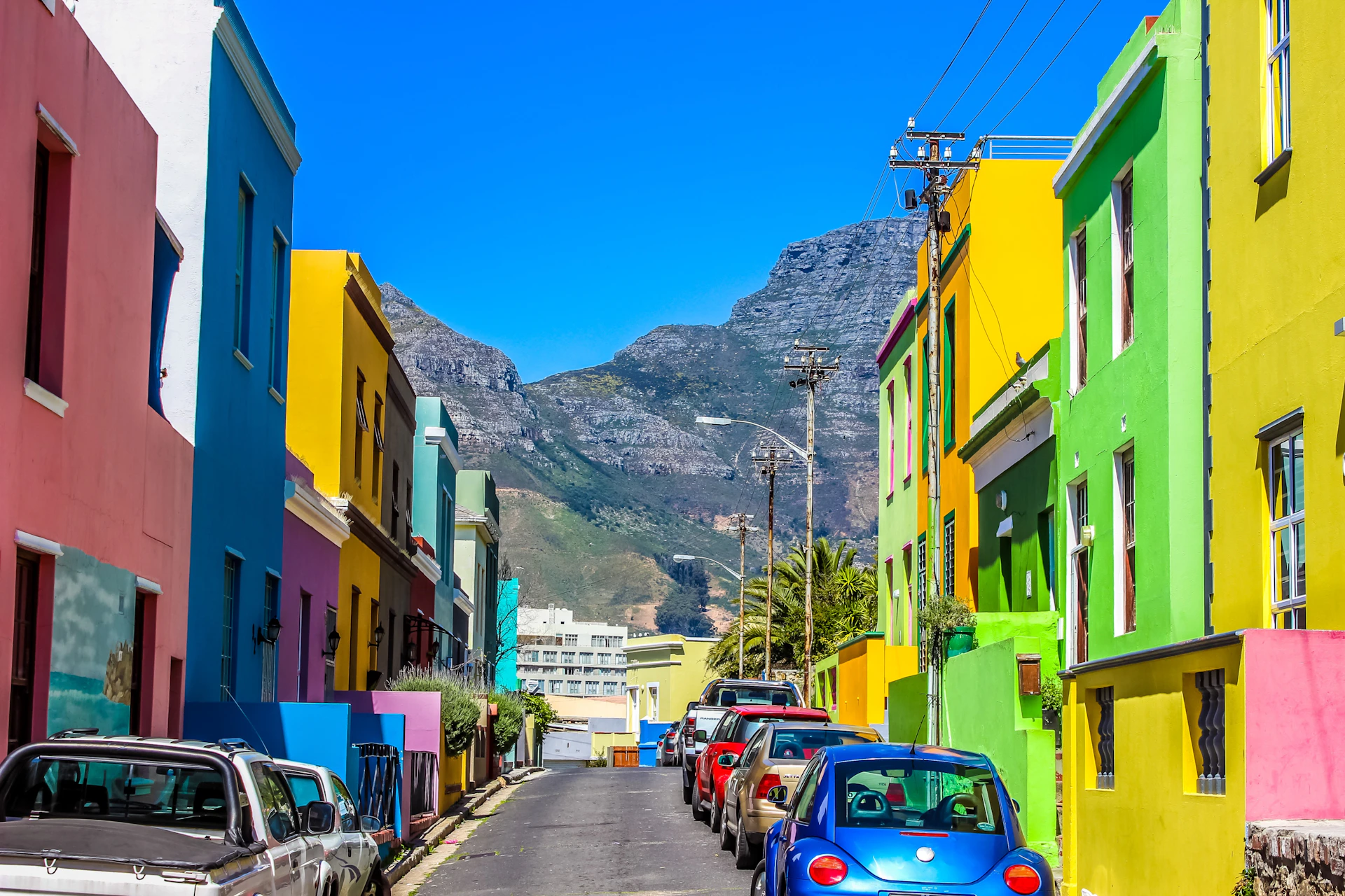Colorful houses of Bo Kaap.