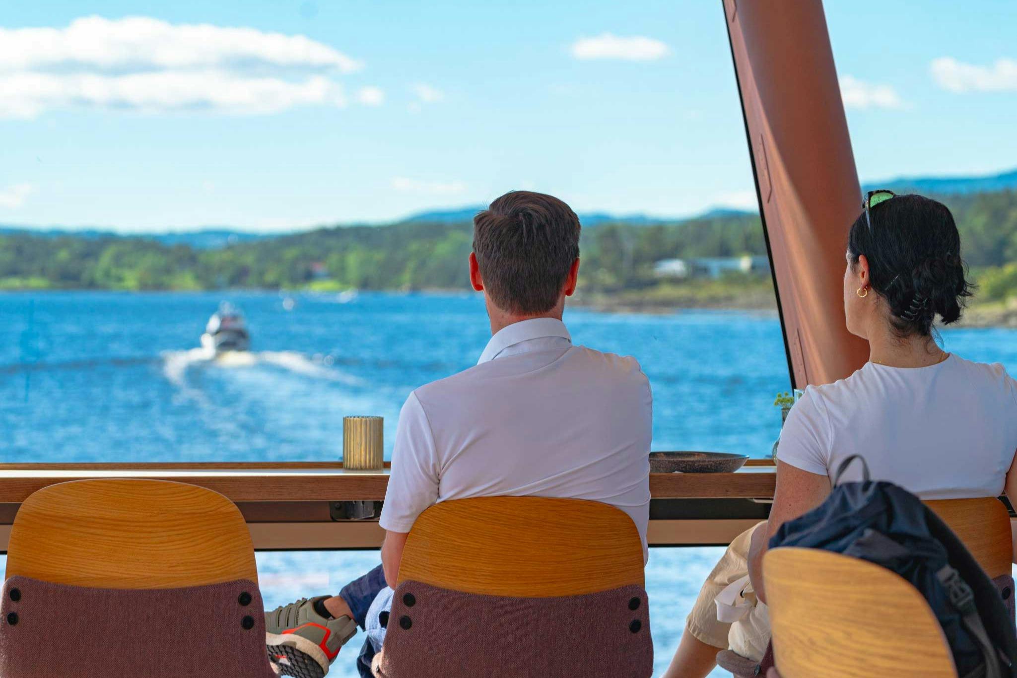 Comfortable indoor saloons with great views