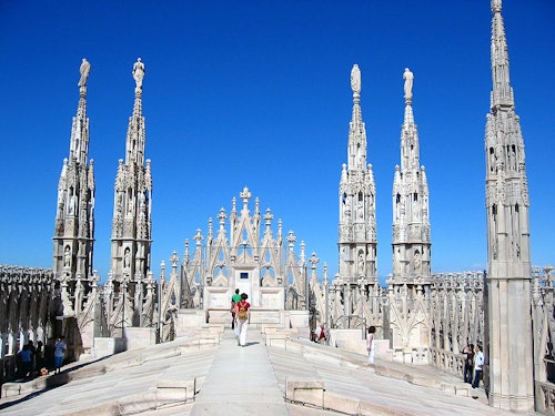 イタリア ミラノ大聖堂（ドゥオーモ）屋上テラスと博物館 入場Eチケット(即日発券)
