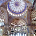 Mosquée bleue vue de l'intérieur