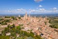 Panoramisch uitzicht op San Gimignano