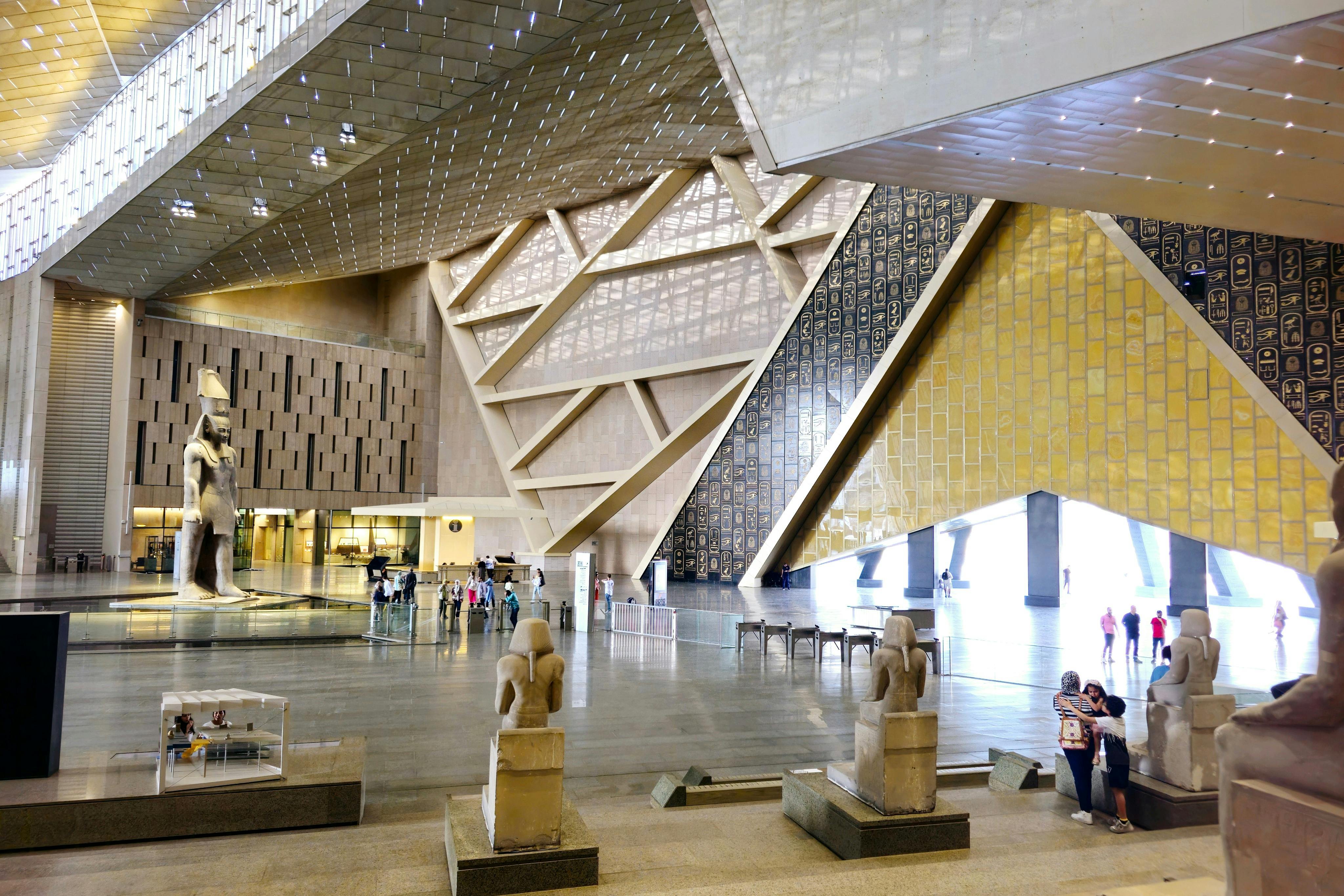 Interior of Grand Egyptian Museum