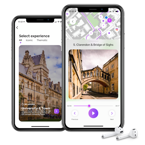 Oxford: Aplicación de audioguía de la ciudad para tu smartphone