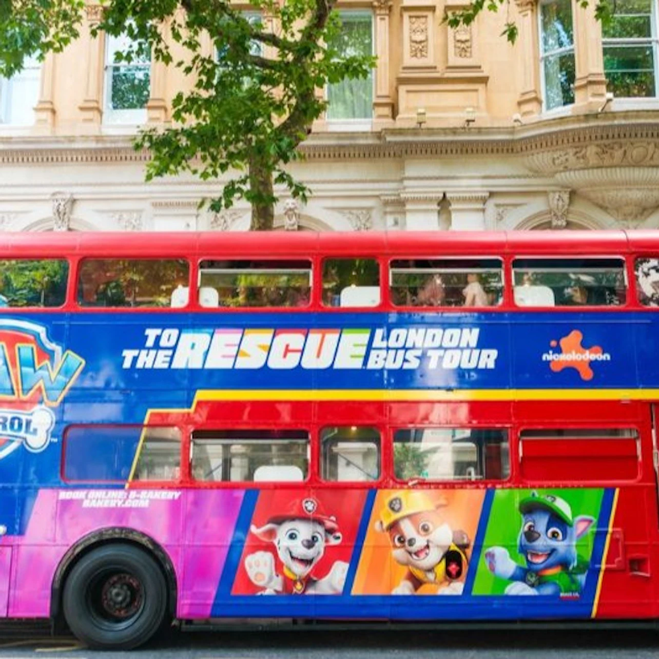 London: PAW Patrol Guided Afternoon Tea Bus Tour
