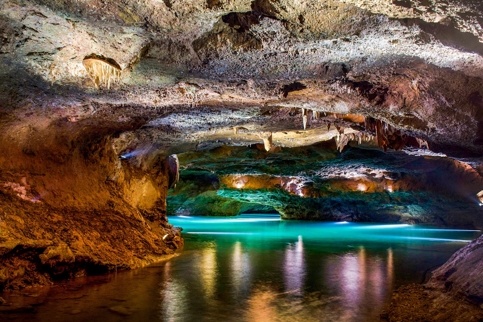 Inside of the Caves of San José