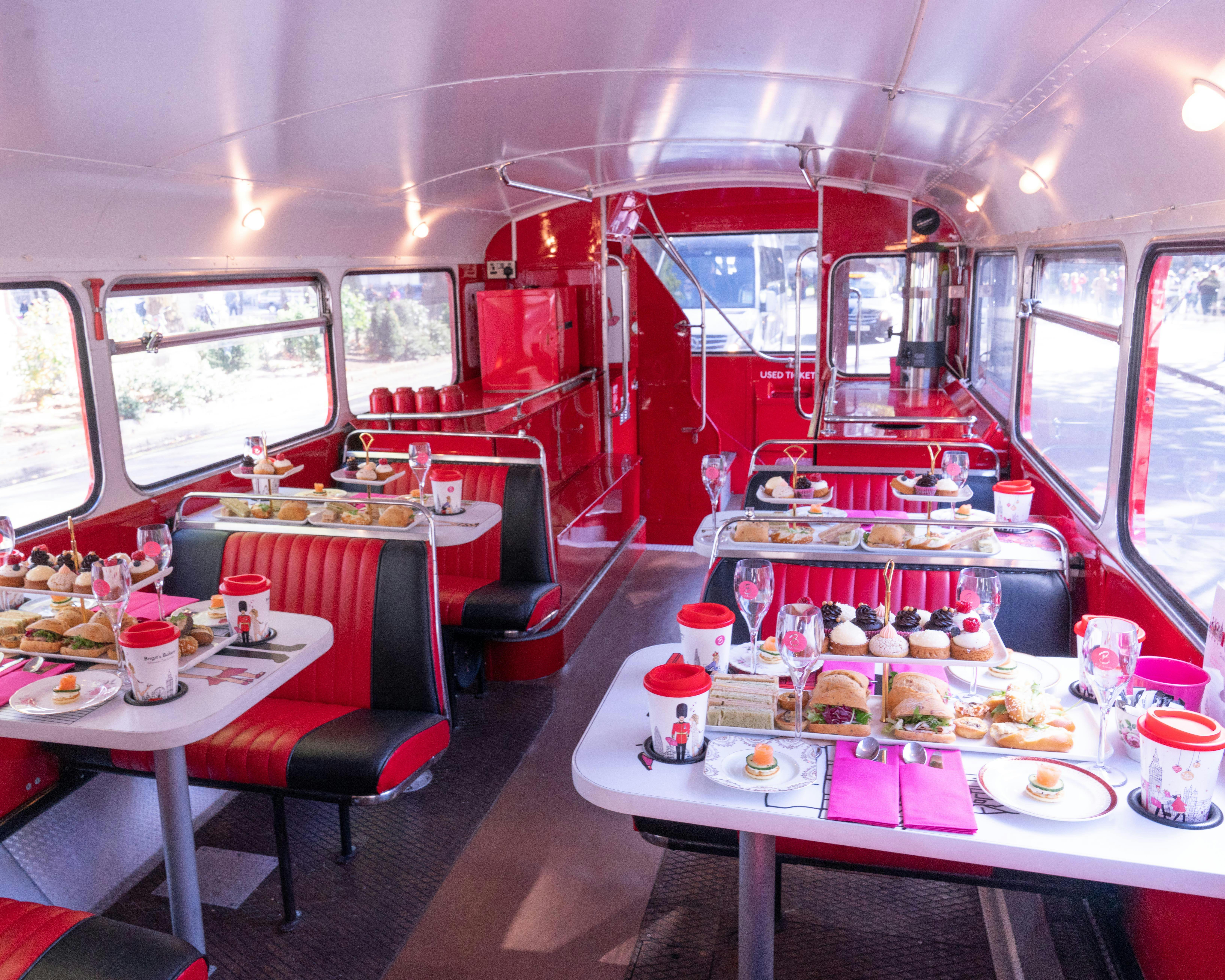 Indulge in a one-of-a-kind afternoon tea experience with the Classic Afternoon Tea Bus 