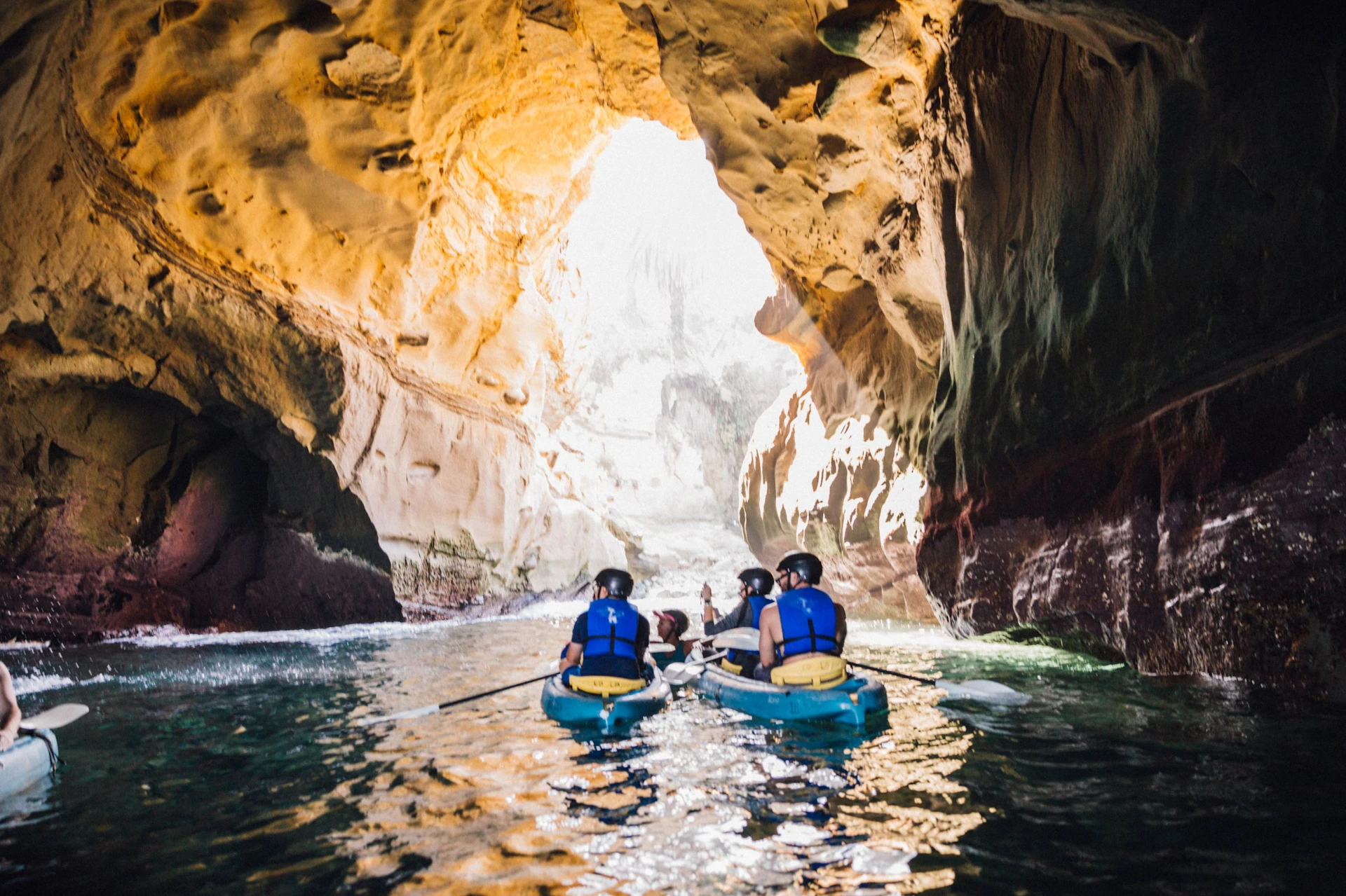 Inside Emerald Cave