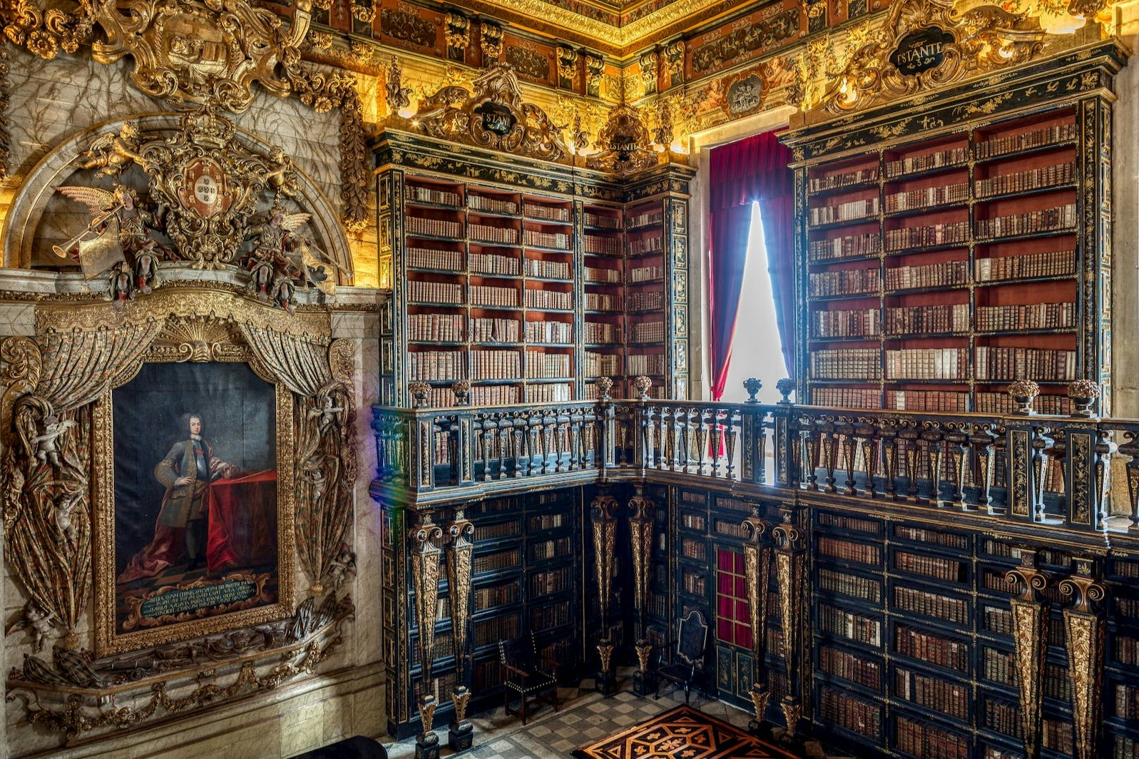 University of Coimbra: Joanina Library + Royal Palace