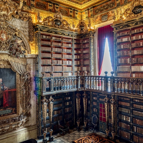 University of Coimbra: Joanina Library + Royal Palace