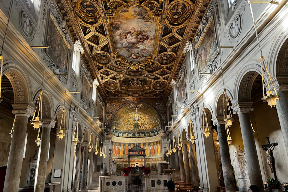 inside basilica