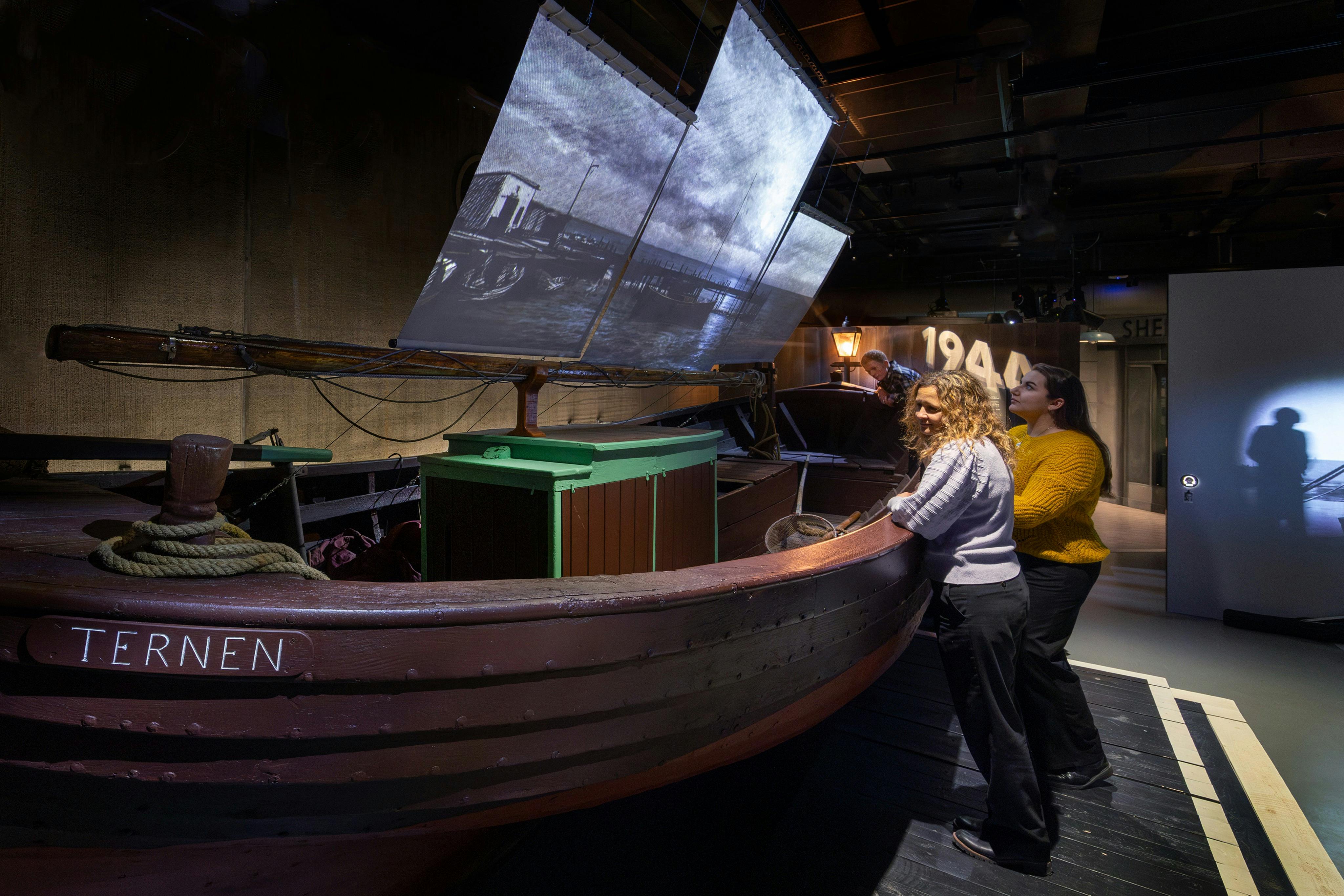 Learn about the flight of the Danish Jews to Sweden and see the iconic item - the fishing boat Ternen. 