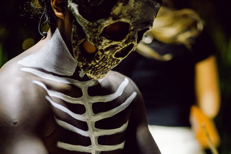 Day of the Dead in a cenote